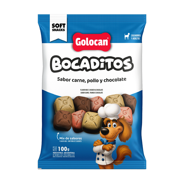 Bocaditos Carne, Pollo y Chocolate