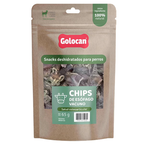 Chips de esófago deshidratado